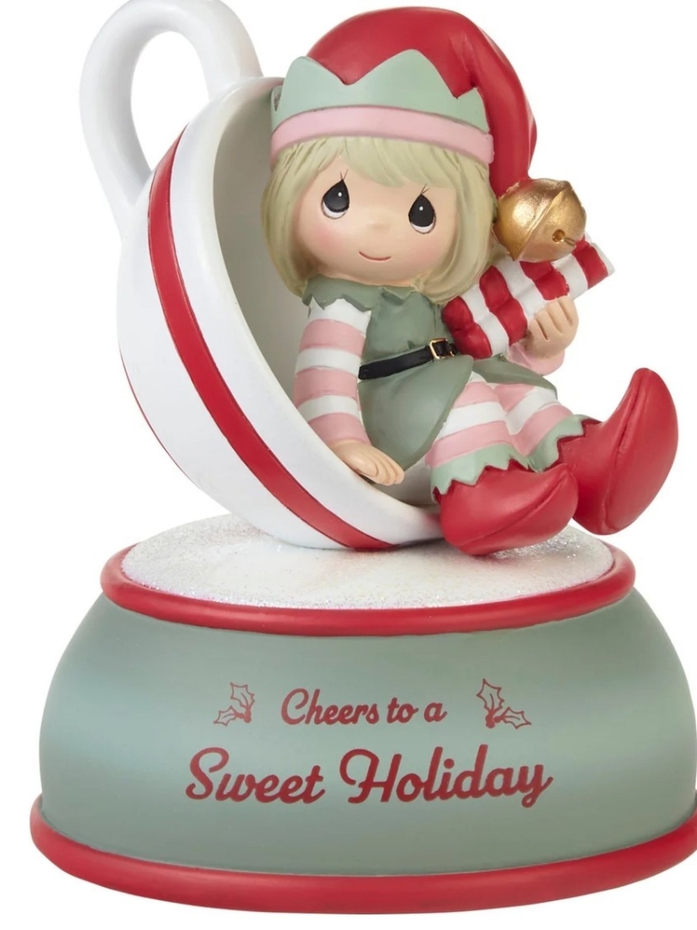 Precious Moments "Cheers To A Sweet Holiday" Musical, Model 231109 Christmas